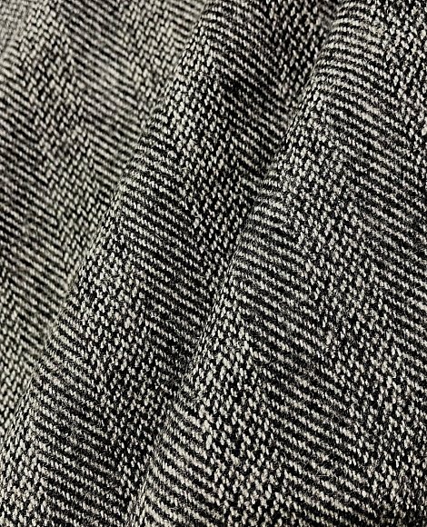 Твид елка меланж серый