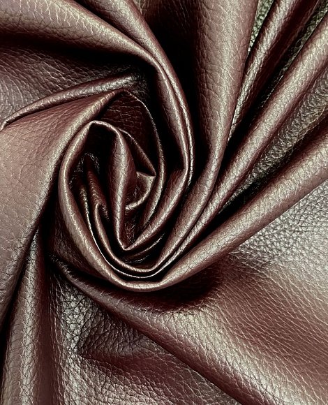 Кожзам фактурный бордо