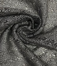 Ажур-трикотаж с напылен. черн\серебро